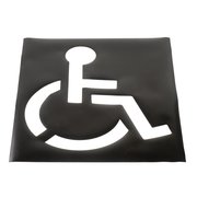 Global Industrial Parking Lot Stencil, Handicapped Symbol 505199